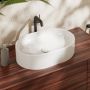 Hansgrohe Xuniva U umywalka 55x40 cm nablatowa owalna biały 60166450 zdj.8