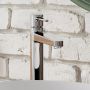 Invena Glamour bateria umywalkowa stojąca wysoka chrom BU-02-W01 zdj.4