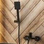 Invena Glamour bateria wannowo-prysznicowa ścienna czarny mat BW-02-004 zdj.5