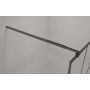 Invena ścianka prysznicowa walk-in 110 cm czarny półmat/szkło przezroczyste AK-32-117 zdj.7