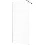 Invena ścianka prysznicowa walk-in 120 cm chrom półmat/szkło przezroczyste AK-32-122 zdj.1