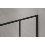 Invena ścianka prysznicowa walk-in 120 cm czarny półmat/szkło przezroczyste AK-32-127 zdj.6