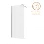 Invena ścianka prysznicowa walk-in 80 cm chrom półmat/szkło ryflowane AK-32-189 zdj.3