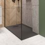 Invena Alvero brodzik kwadratowy 100x100 cm czarny AK-7C-110 zdj.5