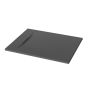 Invena Alvero brodzik prostokątny 110x100 cm czarny AK-7C-111 zdj.1