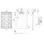 Invena Alvero Trend brodzik prostokątny 120x80 cm kaszmir AK-7K-812 zdj.2