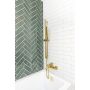 Invena Glamour zestaw prysznicowy ścienny złoty AU-05-Z09 zdj.4