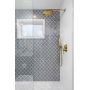 Invena Glamour zestaw prysznicowy podtynkowy z deszczownicą złoty BS-02-0K9 zdj.4