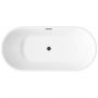 Invena Glamour wanna wolnostojąca 170x80 cm owalna biała AN-01-140 zdj.5