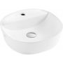 Invena Pejto umywalka 40 cm nablatowa okrągła biała CE-17-001 zdj.1