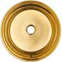 Invena Tinos umywalka 39,5 cm nablatowa okrągła złoty połysk CE-43-009 zdj.4