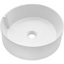 Invena Kordoba umywalka 43 cm nablatowa okrągła biała CE-47-001 zdj.1