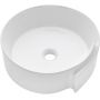Invena Kordoba umywalka 43 cm nablatowa okrągła biała CE-47-001 zdj.4