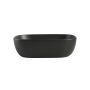 Invena Vitoria umywalka 45,5x32 cm prostokątna nablatowa czarny mat CE-48-005 zdj.3