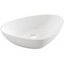 Invena Trigono umywalka 50x40.5 cm nablatowa biała CE-58-001-W zdj.1