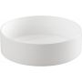 Invena Limnos umywalka 36 cm nablatowa okrągła biała CE-59-001-W zdj.4