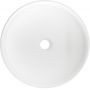 Invena Limnos umywalka 36 cm nablatowa okrągła biała CE-59-001-W zdj.3