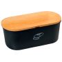 Kesper chlebak 33,5x18 cm melamina/drewno bukowe czarny mat 85091 zdj.1