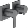 Keuco Edition 11 bateria prysznicowa podtynkowa chrom-czarny szczotkowany 51151131122 zdj.1