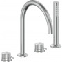 KFA Armatura Moza 316L bateria wannowo-prysznicowa nawannowa stal inox 5045-210-22 zdj.1