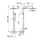 KFA Armatura Moza Brushed Nickel zestaw prysznicowy termostatyczny z deszczownicą nikiel szczotkowany 5736-920-21 zdj.2