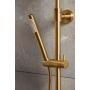 KFA Armatura Moza Gold zestaw prysznicowy ścienny termostatyczny z deszczownicą złoty szczotkowany 5736-920-31 zdj.5