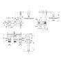 KFA Armatura Moza 316L zestaw prysznicowy podtynkowy z deszczownicą stal inox 5779-510-22 zdj.2