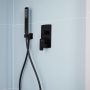 KFA Armatura Mokait Black zestaw prysznicowy podtynkowy z deszczownicą czarny mat 5539-511-81 zdj.5