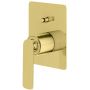 Kohlman Experience Brushed Gold zestaw prysznicowy podtynkowy z deszczownicą złoty szczotkowany QW210EGDBR25 zdj.2