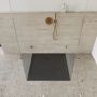 Kaldewei Cayonoplan brodzik 80x80 cm kwadratowy model 2251-5 z obniżonym nośnikiem styropianowym cool grey 361147980667 zdj.3