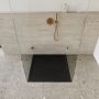Kaldewei Cayonoplan brodzik 90x90 cm kwadratowy model 2254-5 z obniżonym nośnikiem styropianowym czarny mat 361447980676 zdj.3