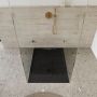 Kaldewei Cayonoplan brodzik 100x75 cm prostokątny model 2255-5 z obniżonym nośnikiem styropianowym czarny 361547980701 zdj.3