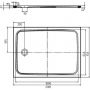 Kaldewei Cayonoplan brodzik prostokątny z syfonem 120x75 cm biały 362147980001 zdj.2