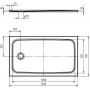 Kaldewei Cayonoplan brodzik 120x70 cm prostokątny model 2260-1 biały 362000010001 zdj.2