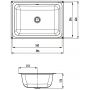 Kaldewei Cayono umywalka 59,6x42,6 cm podblatowa stalowa model 3190 biała 913706000001 zdj.2