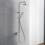 Kludi Dual Shower System zestaw prysznicowy ścienny chrom 6808505-00 zdj.4