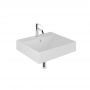 Kludi Resa umywalka 61x50 cm kwadratowa meblowa-nablatowa biały mat 59WW6153 zdj.1