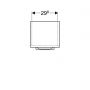 Koło Nova Pro Premium szafka 33x29,7x65 cm wisząca boczna biały połysk 501.355.00.1 zdj.3