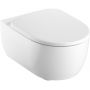 Koło Modo Pure Oval miska WC wisząca z deską sedesową wolnoopadającą biała L39123000