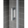 Kermi Cada XS drzwi prysznicowe 75 cm lewe srebrny połysk/szkło przezroczyste CK1KL07520VPK zdj.3