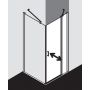 Kermi Cada XS drzwi prysznicowe 80 cm prawe srebrny połysk/szkło przezroczyste CK1NR08020VPK zdj.2