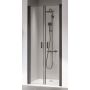 Kermi Cada XS Czarny Soft drzwi prysznicowe 105 cm czarny soft/szkło przezroczyste CKPTD105203PK zdj.1