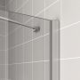 Kermi Cada XS ścianka prysznicowa 75 cm lewa srebrny/szkło przezroczyste CKTWL07520VPK zdj.2