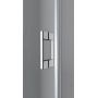 Kermi Liga drzwi prysznicowe 80 cm składane lewe srebrny połysk/szkło przezroczyste LI2SL08020VPK zdj.4