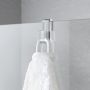Kermi Liga drzwi prysznicowe 80 cm składane lewe srebrny połysk/szkło przezroczyste LI2SL08020VPK zdj.6