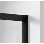 Kermi Nica Walk-In ścianka prysznicowa 110 cm lewa wolnostojąca czarny soft/szkło przezroczyste NIJ2L110203PK zdj.3