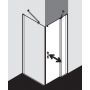 Kermi Pega drzwi prysznicowe 80 cm uchylne srebrny połysk/szkło przezroczyste PE1NR08020VPK zdj.4