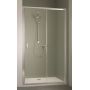 Kermi Stina drzwi prysznicowe 100 cm srebrny połysk/szkło przezroczyste STG2D10019VPK zdj.1