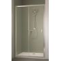Kermi Stina drzwi prysznicowe 120 cm srebrny połysk/szkło przezroczyste STG2D12019VPK zdj.2