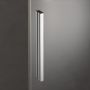 Kermi Nica parawan nawannowy 120 cm prawy dwuczęściowy srebrny połysk/szkło przezroczyste NIH2R12015VPK zdj.3